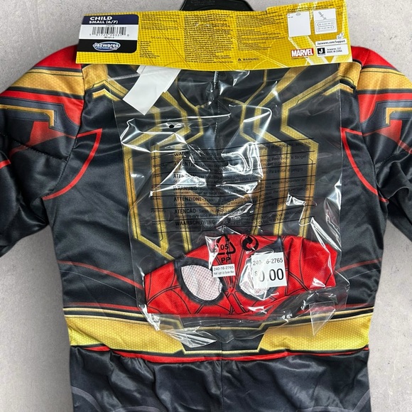 NWT Marvel spider-Man deluxe muscle, chest costume, kids, size small - Picture 6 of 8